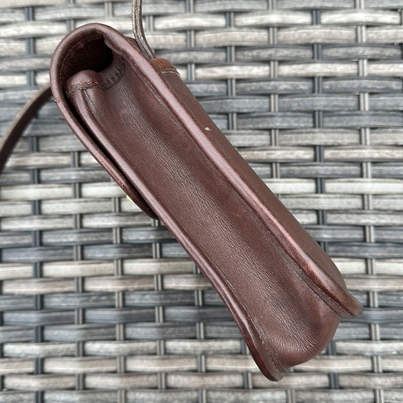 COACH Vintage Small Sidepack - Brown Leather/Brass - Picture 5 of 16